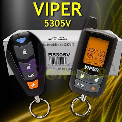 Refurbished Viper 5305v 2 Way Lcd Vehicle Car Alarm Keyless Entry Remote Start • $104.44