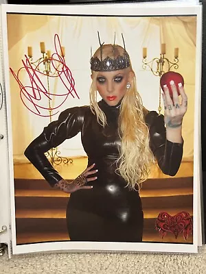 In This Moment - Maria Brink - Wonderland Print 8.5  X 11  - Authentic Signature • $79.99