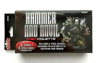 Reaper Miniatures Hammer And Anvil Fast Palette Set Of 6 Master Series Paints • $21.99