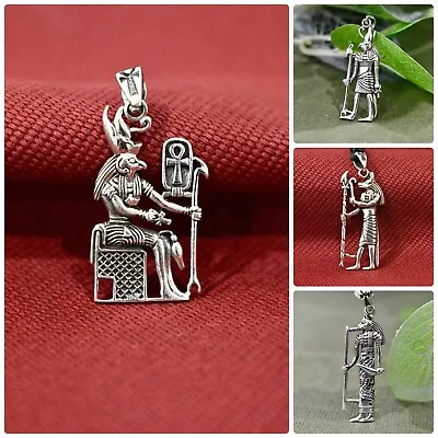 Egyptian God&Goddess Silver Pewter Necklace Pendant Jewelry • $9.99