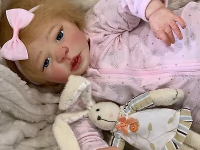Sweet Reborn Baby GIRL Doll CHERIE Was Emmy Realborn Bountiful Baby COMPLETED • $299.99