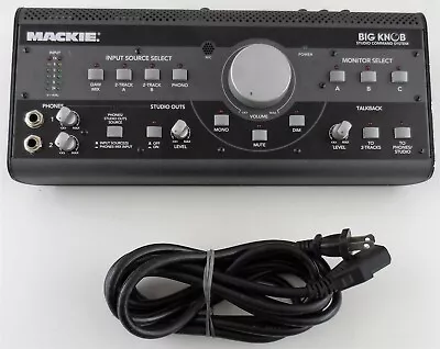 Mackie BIG KNOB Studio Command System With Power Cable For Parts Or Repair • $79.99