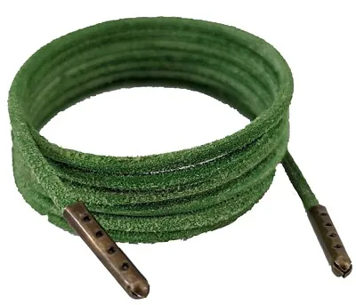 Shoe And Boot Laces Olive Green 3 Mm Round Leather Sizes From 45 Cm - 300 Cm • £4