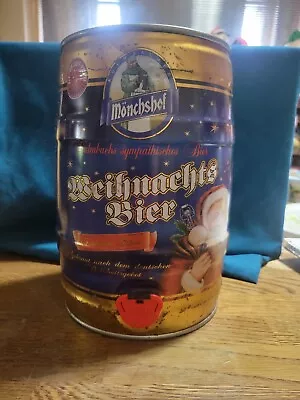 Monchsof Weihnachts 5 Liter Mini Beer Keg Germany Empty • $8.66