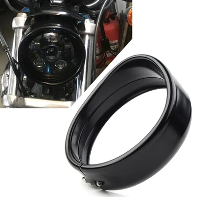 $31.99 • Buy 5-3/4  5.75inch  Headlight Light Decorate Trim For Dyna Softail VRod SportsterXL