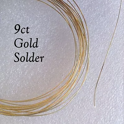 9ct Yellow Gold Solder Easy Medium Hard Making Repairing Fine Jewellery Finding • $29