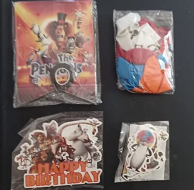Penguins Of Madagascar Birthday Party Decorations • $13