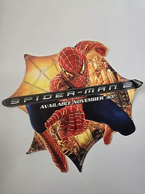 Marvel Spiderman 2 Promo Store Display Window Decal Movie Columbia Pictures 2004 • $50