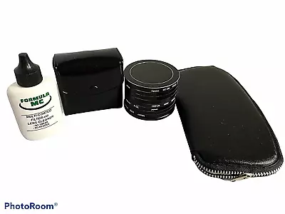 Lot Of 13 Quantaray Kenko Hoya Lenses Filters W/holders & Lense Cleaner • $108.33