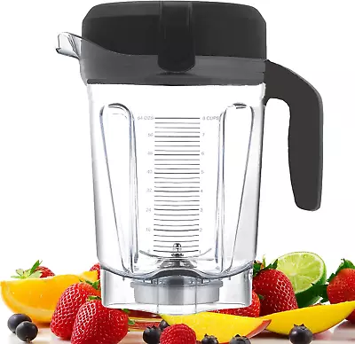 For Vitamix Blender Pitcher 64Oz Low-Profile Replacement For Vitamix 750 5200 5 • $83