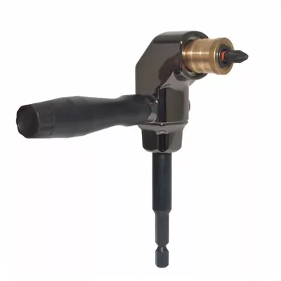 Self-Locking 90Deg Right Angle Screwdriver Holder Drive Bit Electric Hand Tools • $23.23