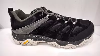 Merrell Men's Moab 3  Hiking Shoes BLACK NOIR J036281W US Size 11.5 W / EU 46 • $39.99