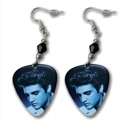 ELVIS PRESLEY EARRINGS - Early Years-New From Memphis-Silver Components EPE • $17.77