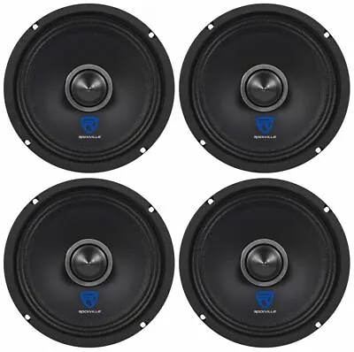 (4) Rockville RXM68 6.5  600w 8 Ohm Mid-Bass Drivers Car Speakers Mid-Range • $84.80