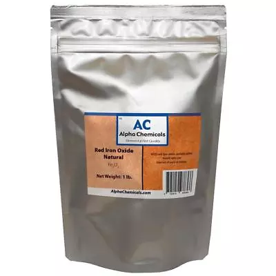 1 Lb Red Iron Oxide  - Fe2O3 - Natural Source • $2.99