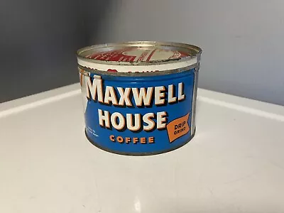 Vintage  Maxwell House  Brand Coffee Tin Advertising Collectible  • $20