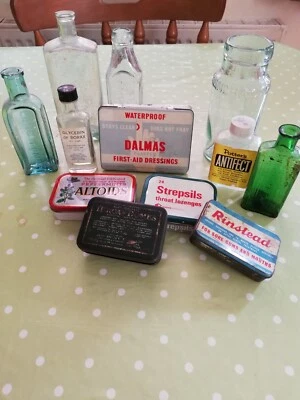 £10 • Buy Vintage Medicine Bottles