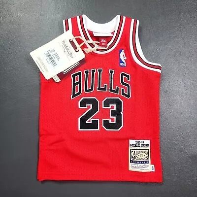 100% Authentic Michael Jordan Mitchell Ness 97 98 Bulls Jersey Size 18M Infant • $76.50