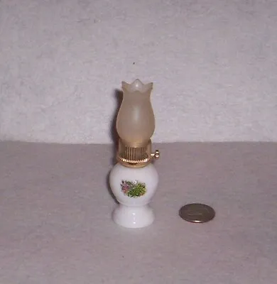 Avon Moonwind Miniature Milk Glass 3¾  Tall Hurricane Lamp • $11.39