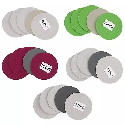 Reliable 25pcs 3 Inch WetDry Sand Paper Discs For Stone Surface Treatment • £5.82