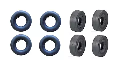 8 PK. - 2 - 4.10X3.50X5 2 - 4.10x3.50x4 Slick Tires 4 Ply & Tubes (~G37A) • $99.99