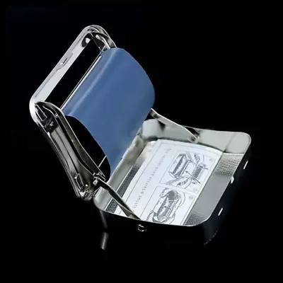 SILVER AUTOMATIC ROLLING Machine Tin Box Metal Roller Cigarette Tobacco Roll US • $6.79