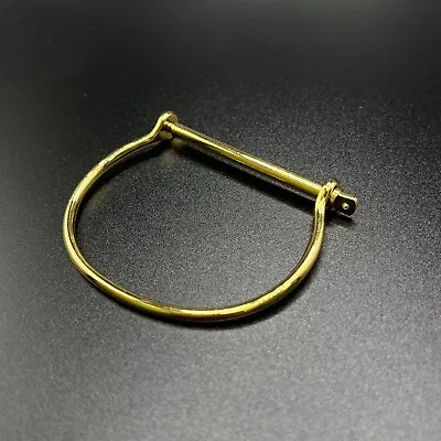 Miansai Gold Plated Thin Screw Cuff Bracelet • $142.49
