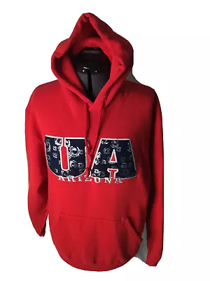 Arizona Wildcats U Of A Sweatshirt Adult L Pullover Sweatshirt Hoodie Red • $27.95