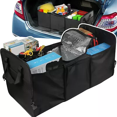 Car Boot Organiser Tidy Travel Collapsible Foldable Storage Box Heat Cooler Bag. • $15.56