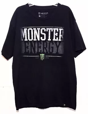 Monster Energy Logo Large Tshirt Black & Green • $19.99