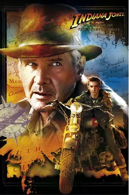 92362 INDIANA JONES AND THE KINGDOM OF THE CRYSTAL Wall Print Poster AU • $20.85
