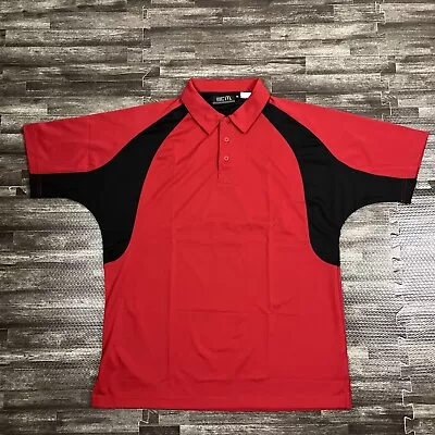 McDonalds Apparel Collection Staff Polo Shirt Black Red SZ M • $19.99