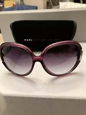 Marc By Marc Jacobs Large Statement Purple Sunglasses Smoky Lense • $5.80