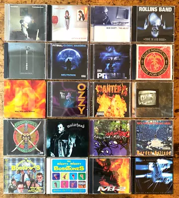 220 Rock/Pop/Hip Hop CDs - Cheap Trick Fatboy Slim Rush Underworld Pitbull • $22.90