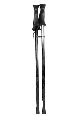 Mountain Warehouse Hiker Walking Pole 2 Pack Ergonomic Handle Hiking Trail Stick • £24.99