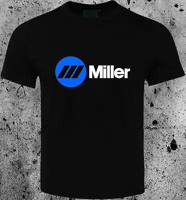 Miller Welding Equipment Logo Men's Black T-Shirt • $18