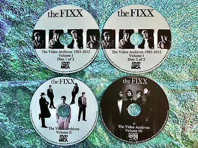 THE FIXX The Video Archives LIVE Concerts & Documentaries 1982 To 2012 4 DVD Set • $21.99