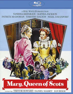 Mary Queen Of Scots (Blu-ray Region A) Vanessa Redgrave Glenda Jackson • £16.96