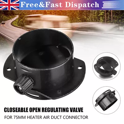  Air Vent Ducting 60/75/90mm For Webasto Diesel Parking Heater Outlet Exhaust • £7.66