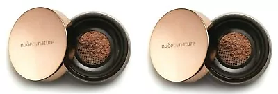 Nude By Nature Natural Glow Loose Bronzer - 01 Bondi Bronze - 2 X 2g - NEW • £12.95