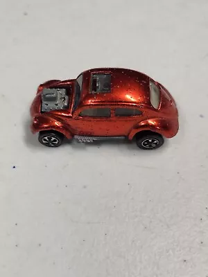 $15.50 • Buy Vintage Original 1967 Hot Wheels Redline Red Custom Volkswagen VW Bug Orange