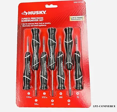 $18.90 • Buy HUSKY Precision Screwdriver Set Electronics Small Objects (7-Pc)🔥NEW