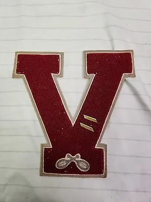 Vintage Varsity School Letter  V  TENNIS-Vineland High School NJ  • $19.95