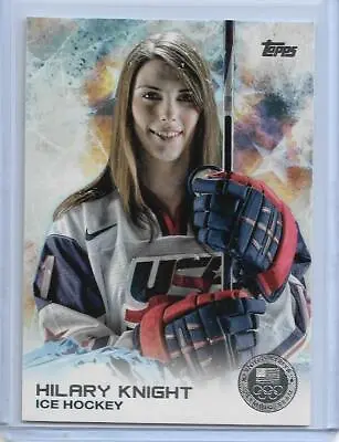 2014 Topps Olympic Hilary Knight  Silver  Parallel Card #51 ~ Usa Ice Hockey Qty • $15