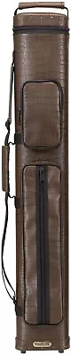 Vincitore 4x6 Crocodile Brown Leatherette Pool Cue Case W/ FREE Shipping • $199.99