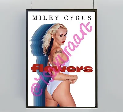 Miley Cyrus Art Print Miley Cyrus Flowers Print Endless Summer. Vacation Album • £9.99