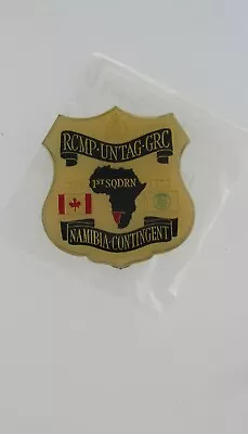 Obsolete Rcmp Canadian Mounted Police Untag Grc Namibia Contingent Badge 89-90 • $1.99