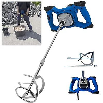 £38.90 • Buy 2600W 6-Gear Speed Electric Plaster Paddle Mixer Drill 240V Paint Cement Stirrer