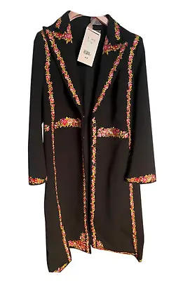 H&M Conscious Exclusive Giambattista Versace Studio Erdem Balmain Coat Size S • $400
