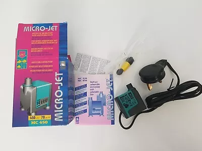 £15 • Buy Micro-Jet MC450 Water Pump Hydroponics Aquarium 